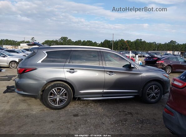5N1DL0MN4HC557076 2017 INFINITI QX60 Серый Вид задней части салона