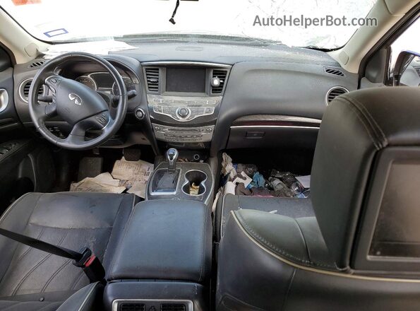 5N1DL0MN4HC561290 2017 INFINITI QX60 Gray Առջևի վահանակի տեսք