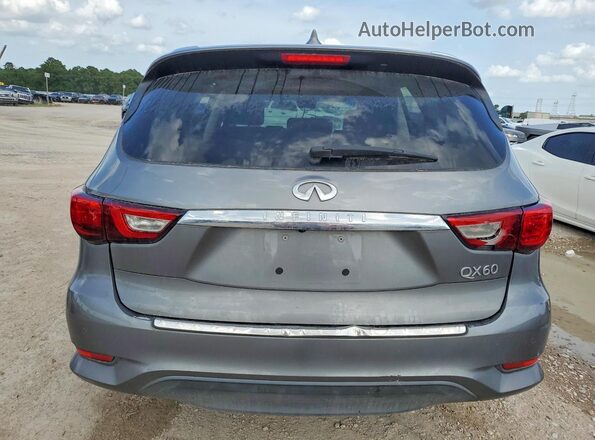 5N1DL0MN4HC561290 2017 INFINITI QX60 Gray Հետևի տեսք