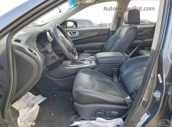 5N1DL0MN4HC561290 2017 INFINITI QX60 Gray Սալոնի դիմացի տեսք