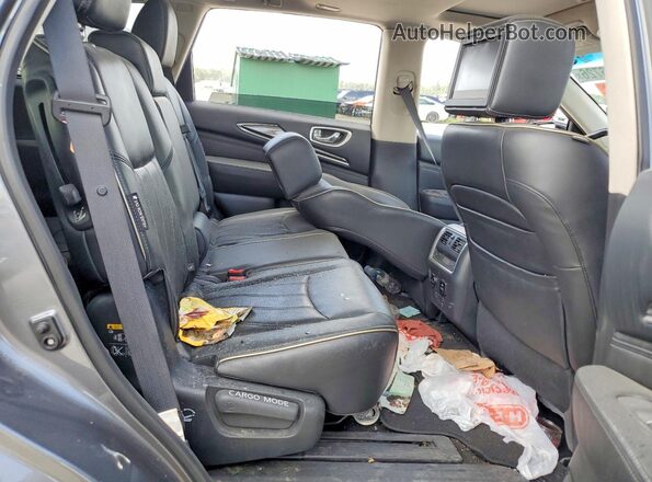 5N1DL0MN4HC561290 2017 INFINITI QX60 Gray Սալոնի հետևի տեսք