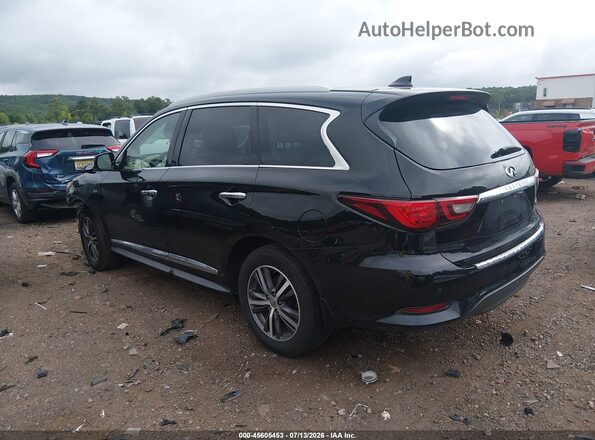 5N1DL0MN4JC519482 2018 INFINITI QX60 Black Հետևի ձախ