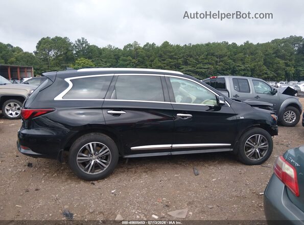 5N1DL0MN4JC519482 2018 INFINITI QX60 Black Սալոնի 360 աստիճան տեսք