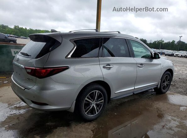 5N1DL0MN4KC557117 2019 INFINITI QX60 Silver Հետևի աջ