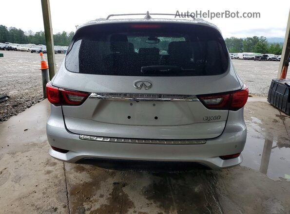 5N1DL0MN4KC557117 2019 INFINITI QX60 Silver Հետևի տեսք