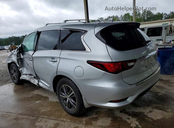 5N1DL0MN4KC557117 2019 INFINITI QX60 Silver Հետևի ձախ