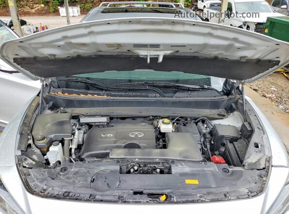 5N1DL0MN4KC557117 2019 INFINITI QX60 Silver Սալոնի հետևի տեսք