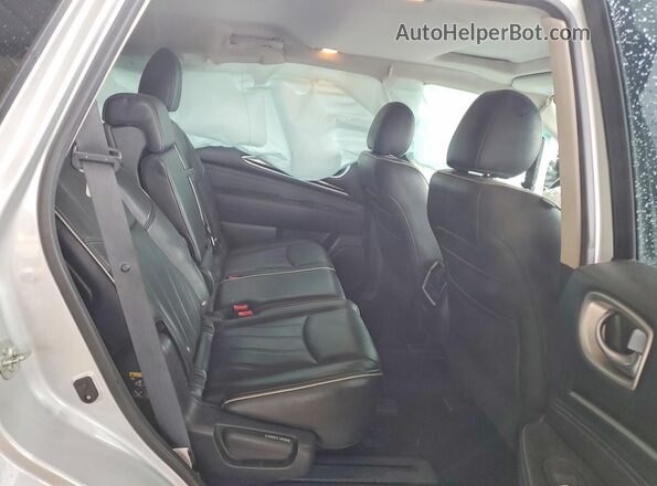 5N1DL0MN4KC557117 2019 INFINITI QX60 Silver Հետևի նստատեղերի տեսք