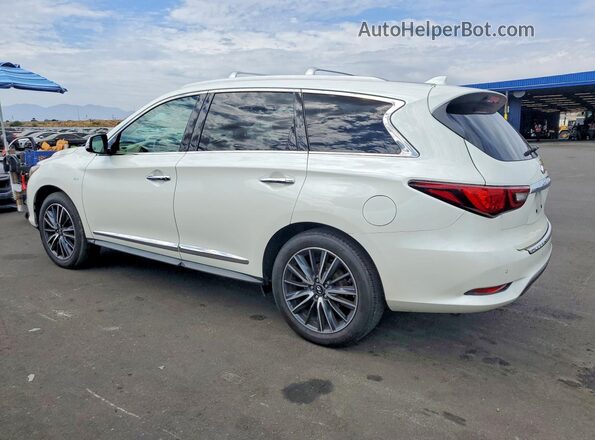 5N1DL0MN4KC560048 2019 INFINITI QX60 Белый Задняя левая четверть