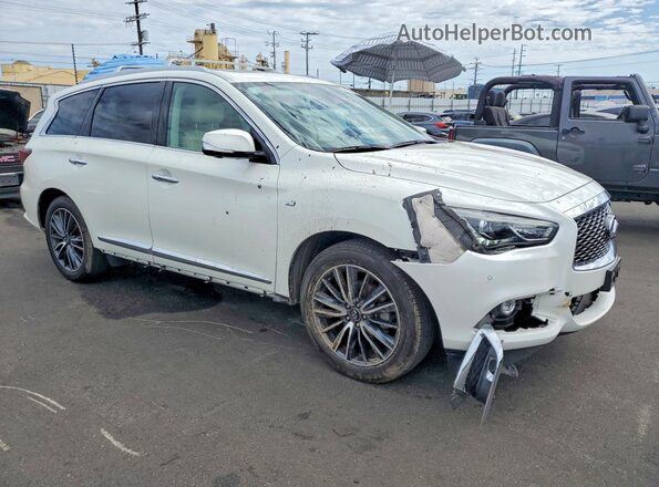 5N1DL0MN4KC560048 2019 INFINITI QX60 Белый Передняя правая четверть