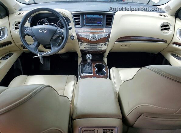 5N1DL0MN4KC560048 2019 INFINITI QX60 Белый Вид панели приборов