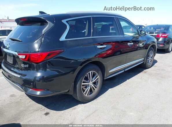 5N1DL0MN4KC569011 2019 INFINITI QX60 Black Հետևի աջ