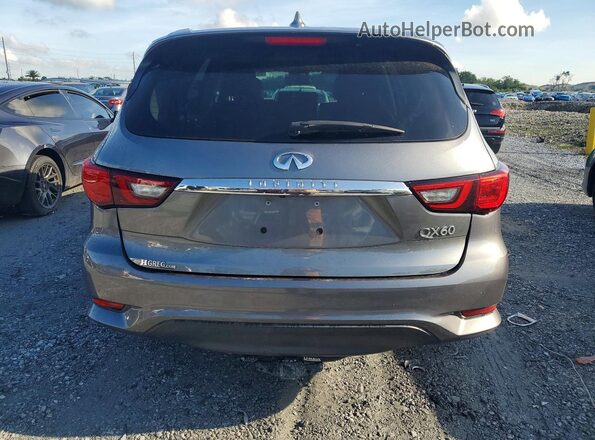 5N1DL0MN4LC532221 2020 INFINITI QX60 Gray Rear view