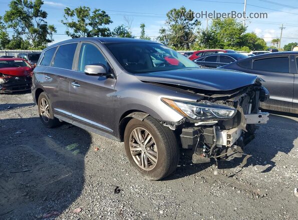 5N1DL0MN4LC532221 2020 INFINITI QX60 Gray Front right