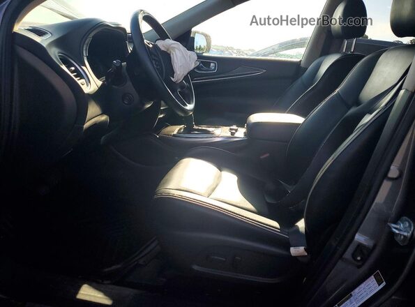 5N1DL0MN4LC532221 2020 INFINITI QX60 Gray Front interior view
