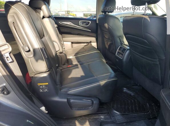 5N1DL0MN4LC532221 2020 INFINITI QX60 Gray Rear interior view