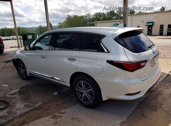 5N1DL0MN4LC537452 2020 INFINITI QX60 White Trasero izquierdo