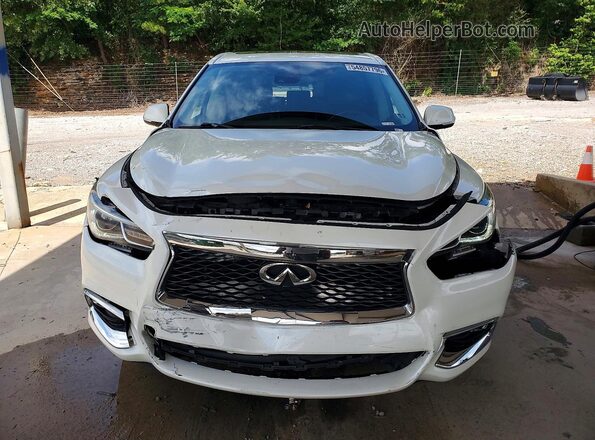 5N1DL0MN4LC537452 2020 INFINITI QX60 White Vista frontal
