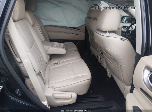 5N1DL0MN5HC507500 2017 INFINITI QX60 Black VIN კოდის სტიკერის ხედი