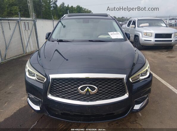 5N1DL0MN5HC507500 2017 INFINITI QX60 Black ხელსაწყოთა პანელის ხედი