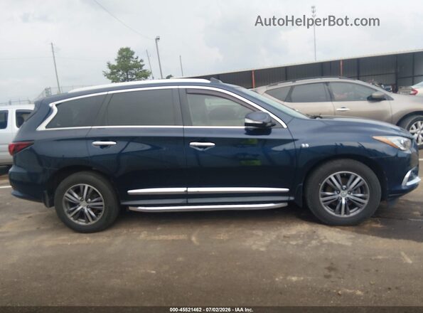 5N1DL0MN5HC507500 2017 INFINITI QX60 Black უკანა სალონის ხედი