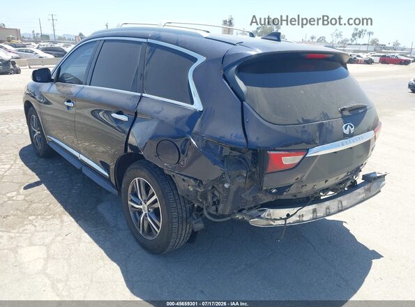 5N1DL0MN5HC513331 2017 INFINITI QX60 Синий Задняя левая четверть