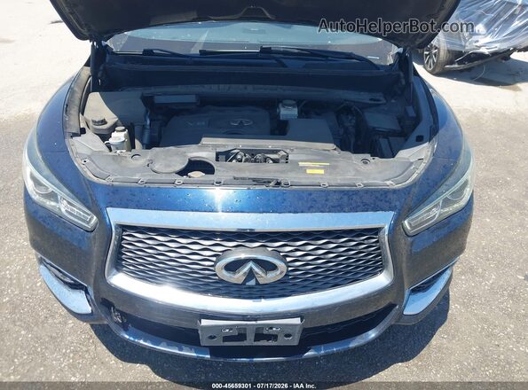 5N1DL0MN5HC513331 2017 INFINITI QX60 Синий Вид сзади