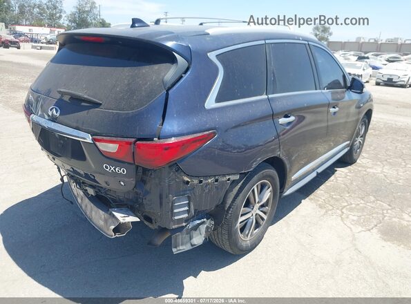 5N1DL0MN5HC513331 2017 INFINITI QX60 Синий Задняя правая четверть