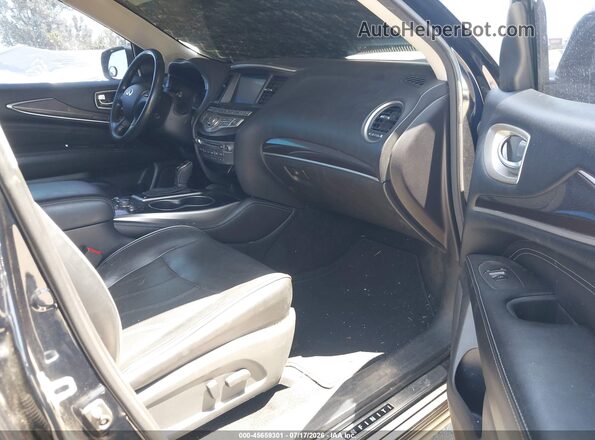 5N1DL0MN5HC513331 2017 INFINITI QX60 Синий Вид салона спереди