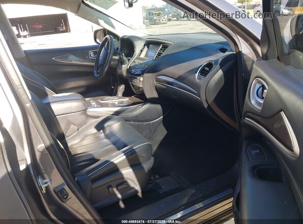 5N1DL0MN5HC551786 2017 INFINITI QX60 Gray Front interior view