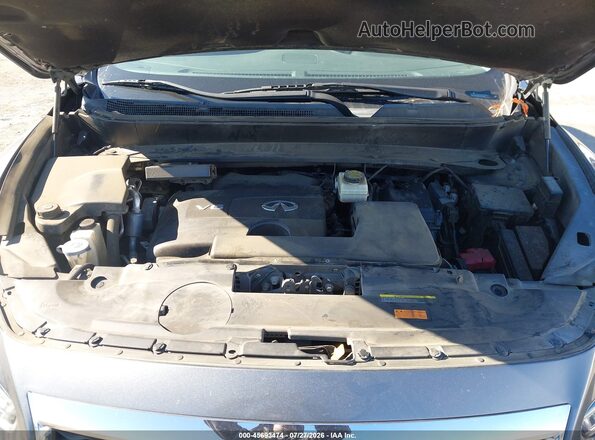 5N1DL0MN5HC551786 2017 INFINITI QX60 Gray Rear view