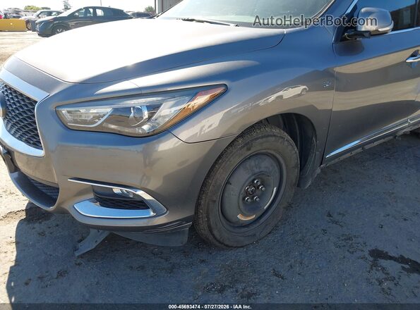 5N1DL0MN5HC551786 2017 INFINITI QX60 Gray Front view