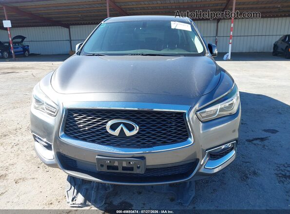 5N1DL0MN5HC551786 2017 INFINITI QX60 Gray Rear interior view