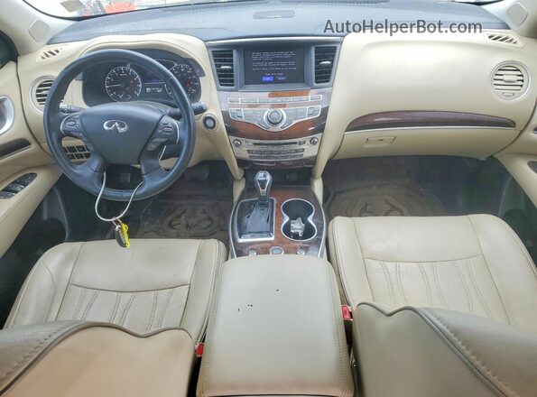 5N1DL0MN5HC556504 2017 INFINITI QX60 Silver წინა პანელის ხედი