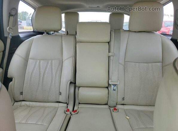 5N1DL0MN5HC556504 2017 INFINITI QX60 Silver უკანა სავარძლების ხედი