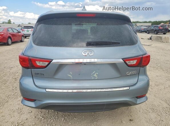 5N1DL0MN5HC556504 2017 INFINITI QX60 Silver უკანა ხედი