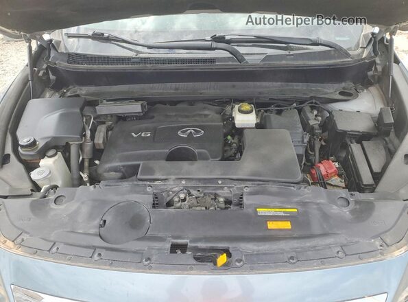 5N1DL0MN5HC556504 2017 INFINITI QX60 Silver ძრავის განყოფილების ხედი