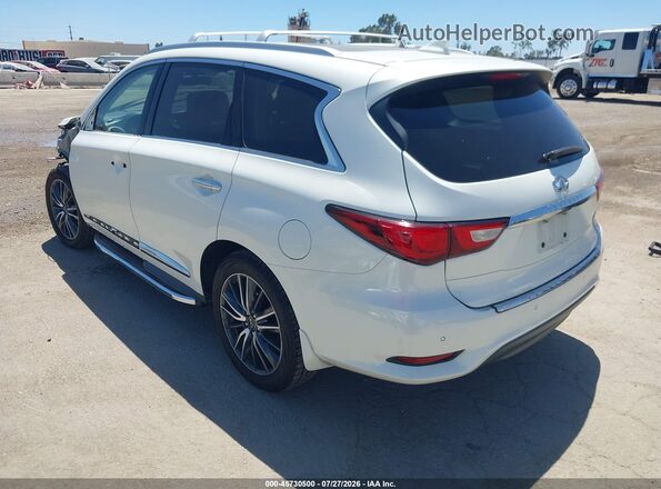5N1DL0MN5JC502979 2018 INFINITI QX60 White Հետևի ձախ