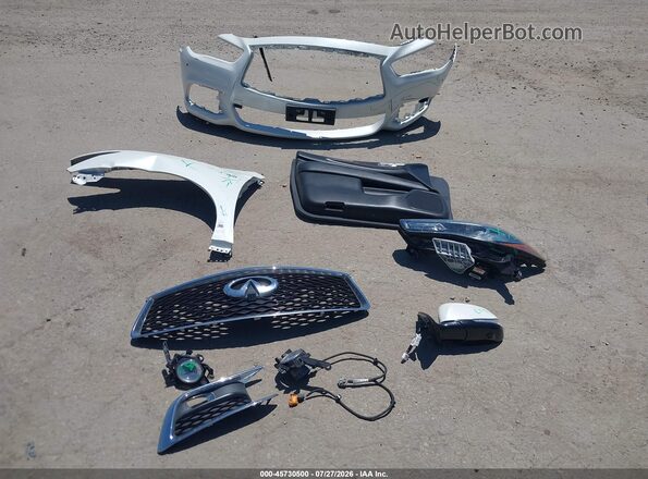 5N1DL0MN5JC502979 2018 INFINITI QX60 White Սարքավորումների վահանակի տեսք