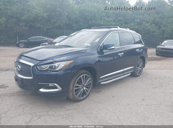 5N1DL0MN5JC522536 2018 INFINITI QX60 Синий Передняя левая четверть