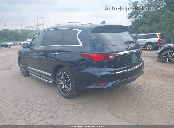 5N1DL0MN5JC522536 2018 INFINITI QX60 Синий Задняя левая четверть