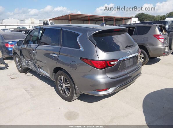 5N1DL0MN5JC531026 2018 INFINITI QX60 Серый Задняя левая четверть