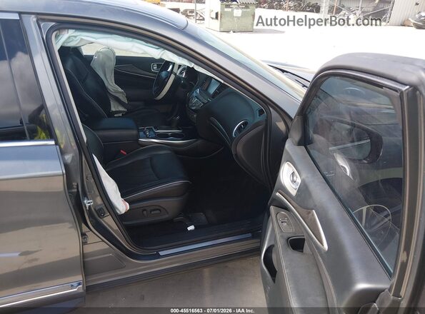 5N1DL0MN5JC531026 2018 INFINITI QX60 Серый Вид салона спереди