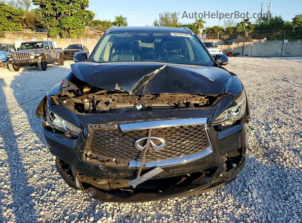 5N1DL0MN5KC523879 2019 INFINITI QX60 Black Widok z przodu