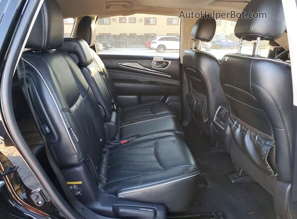 5N1DL0MN5KC523879 2019 INFINITI QX60 Black Widok wnętrza z tyłu