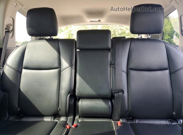5N1DL0MN5KC566313 2019 INFINITI QX60 Black უკანა სავარძლების ხედი