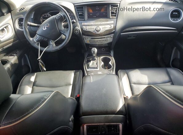 5N1DL0MN5KC566313 2019 INFINITI QX60 Black წინა პანელის ხედი