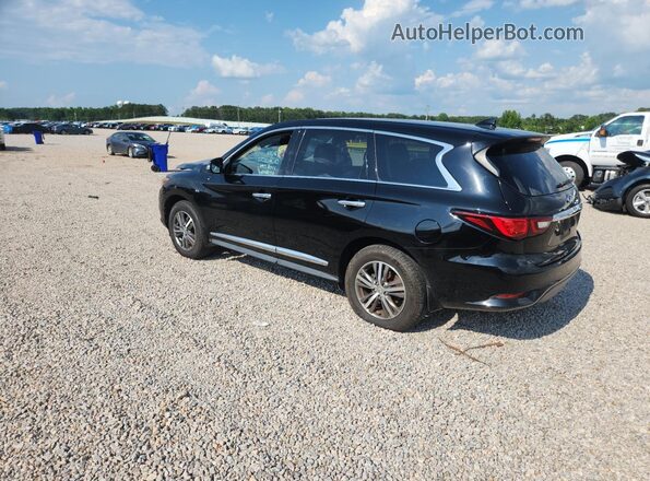 5N1DL0MN5LC501799 2020 INFINITI QX60 Black Հետևի ձախ