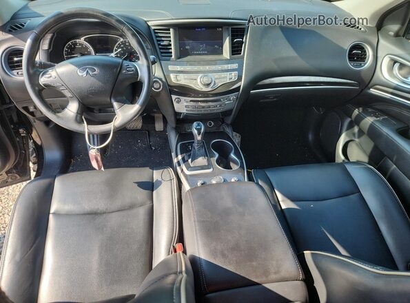 5N1DL0MN5LC501799 2020 INFINITI QX60 Black Առջևի վահանակի տեսք