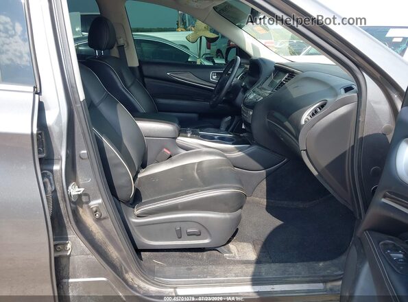 5N1DL0MN5LC532230 2020 INFINITI QX60 Gray Vista interior delantera